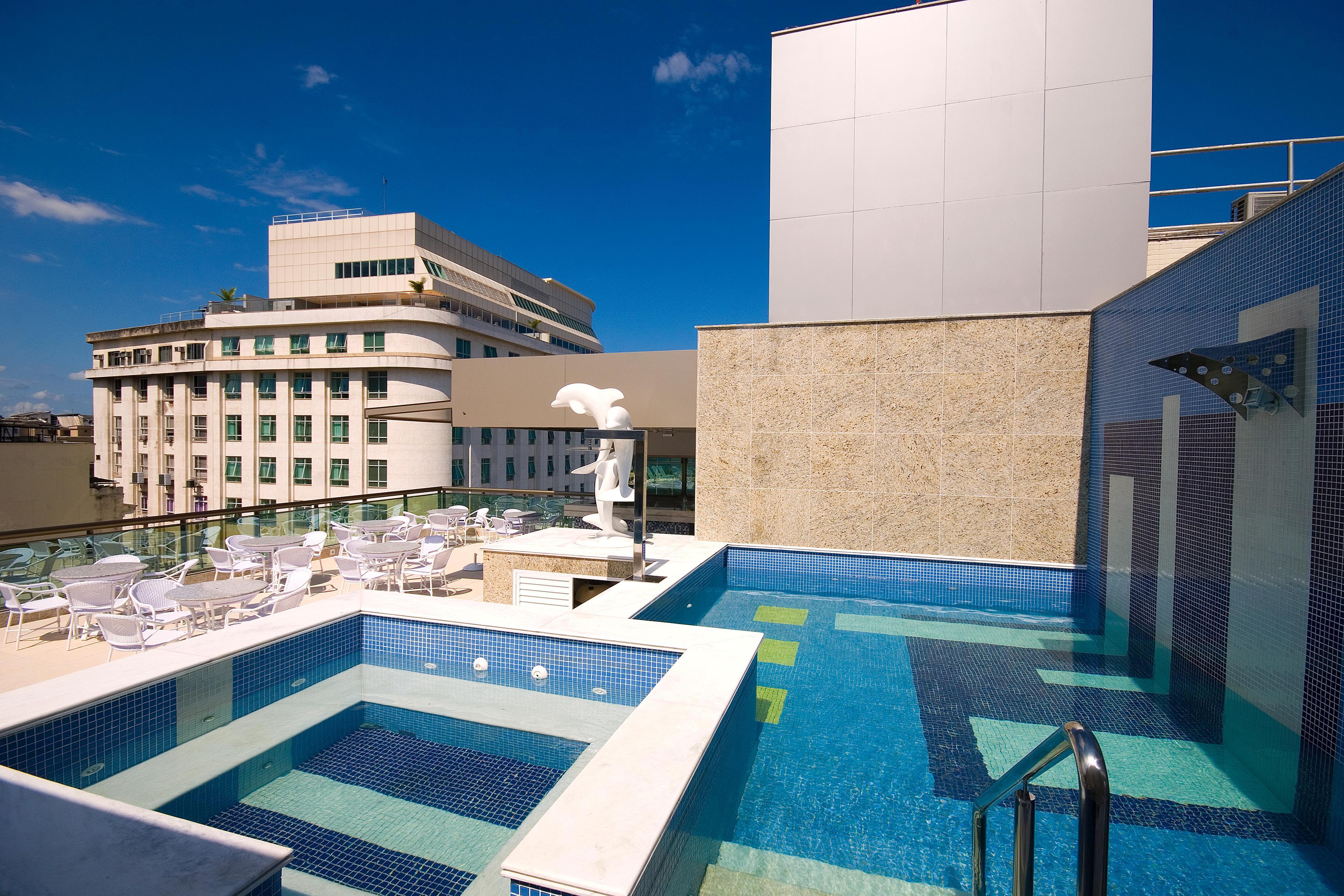 호텔 아틀란티코 비즈니스 센트로 리오데자네이루 외부 사진 Rooftop swimming pool